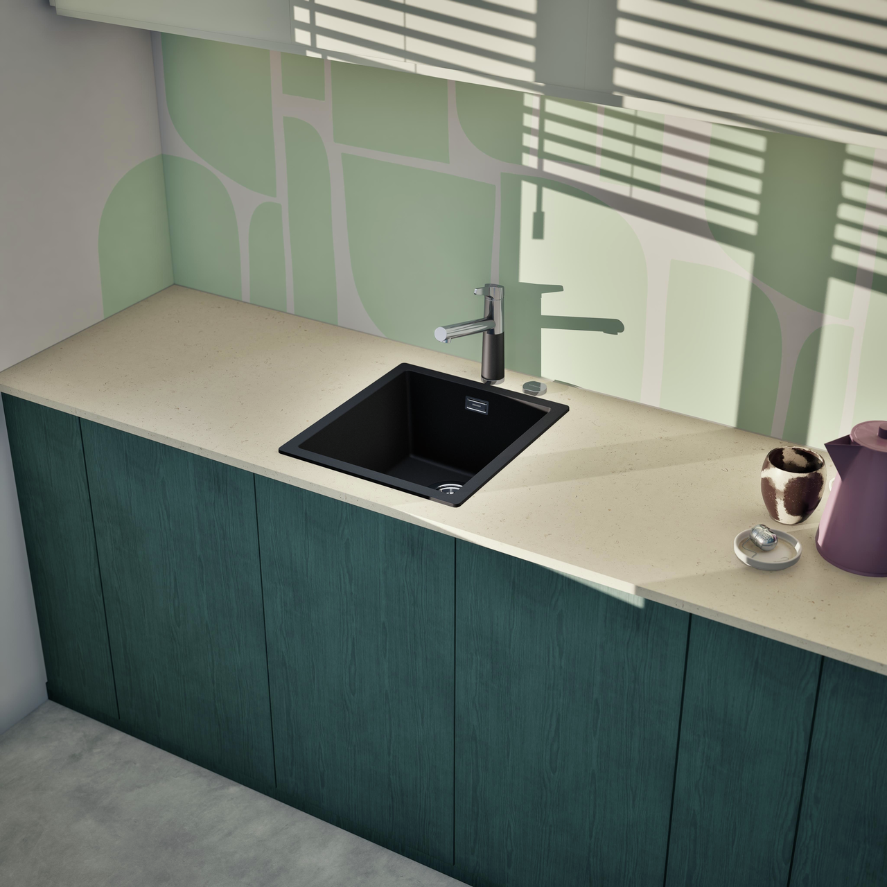 Dřez FORMHAUS D-100LS NERO